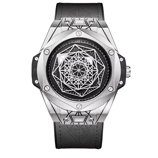 Geometric Metallic Watch